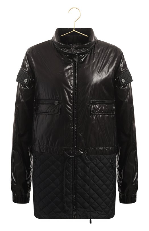 Куртка с кожаной отделкой | Chanel | Чёрный - 1