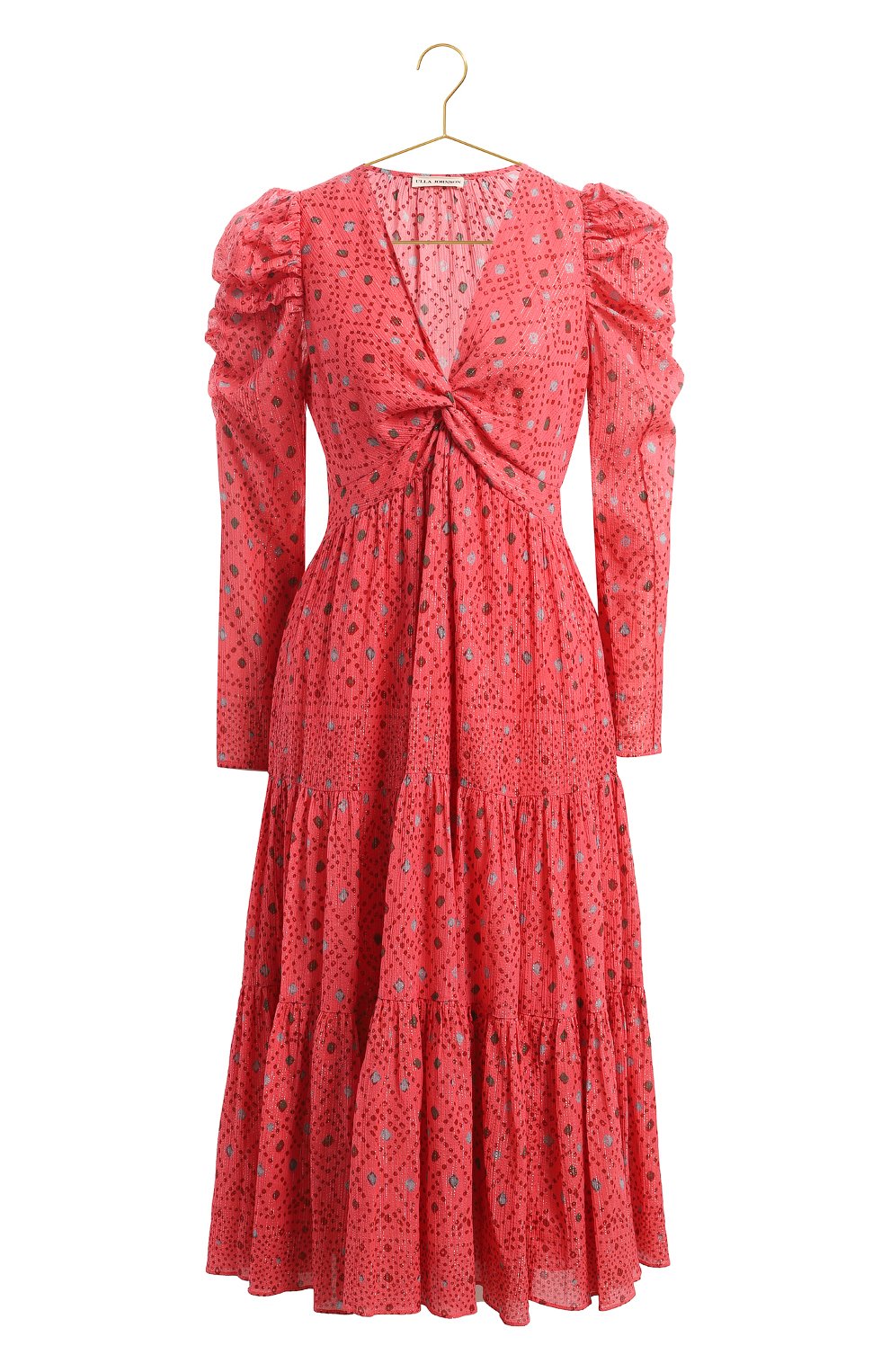 Платье из хлопка и вискозы | Ulla Johnson | Красный - 1