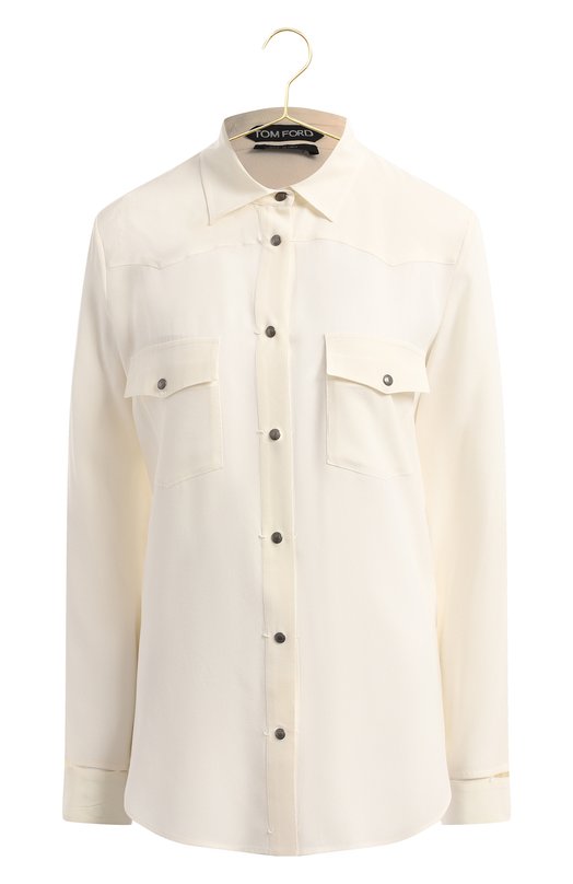 Шелковая блузка | Tom Ford | Кремовый - 1