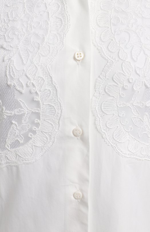 Шелковая блузка | Ermanno Scervino | Белый - 3