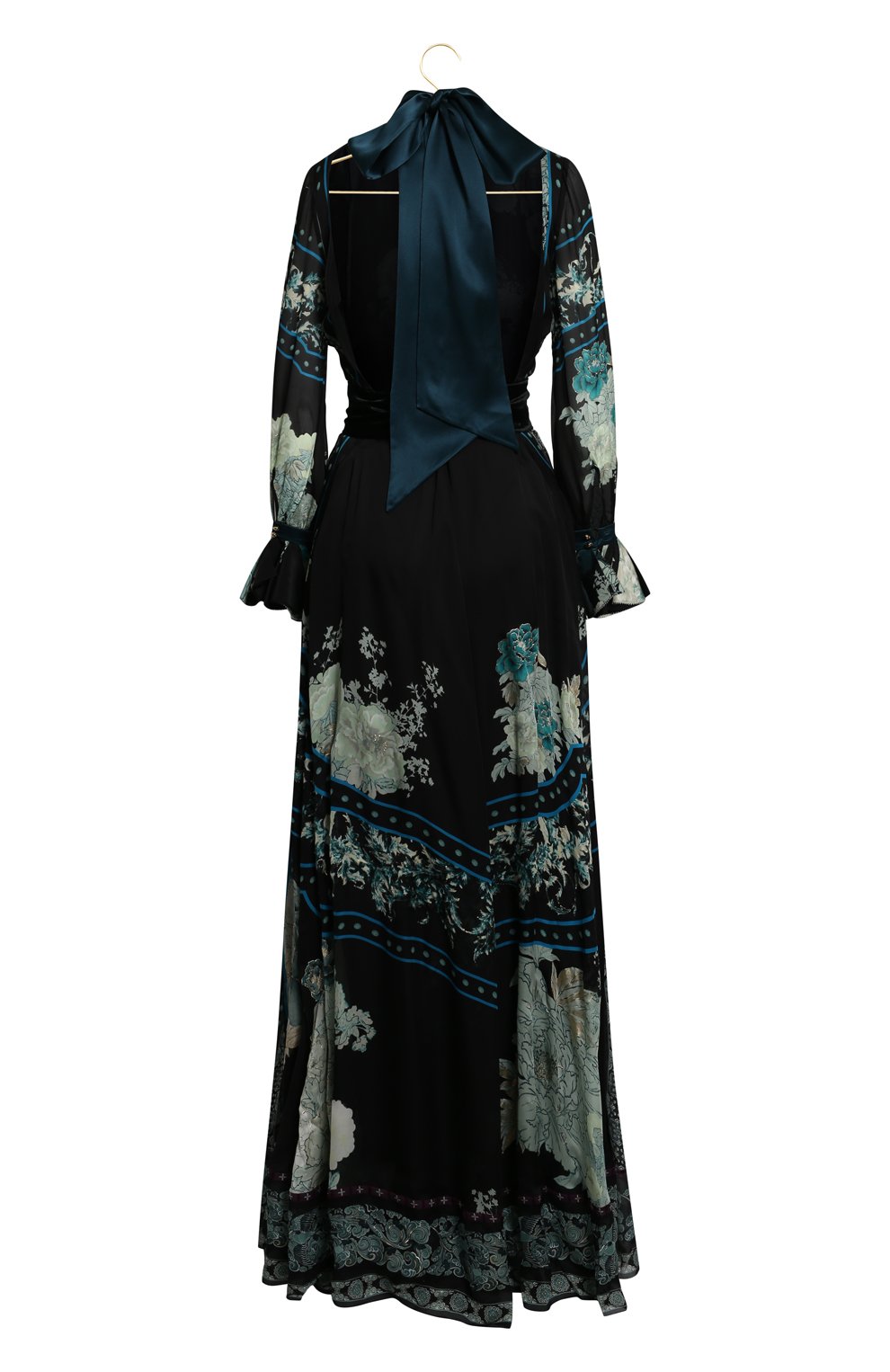 Шелковое платье | Roberto Cavalli | Чёрный - 2
