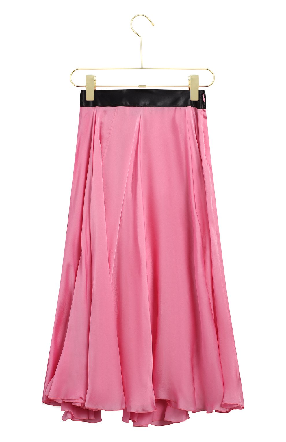 Шелковая юбка | Alexandre Vauthier | Розовый - 2
