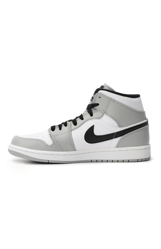 Кеды Air Jordan 1 Mid Light Smoke Grey | Nike | Серый - 6