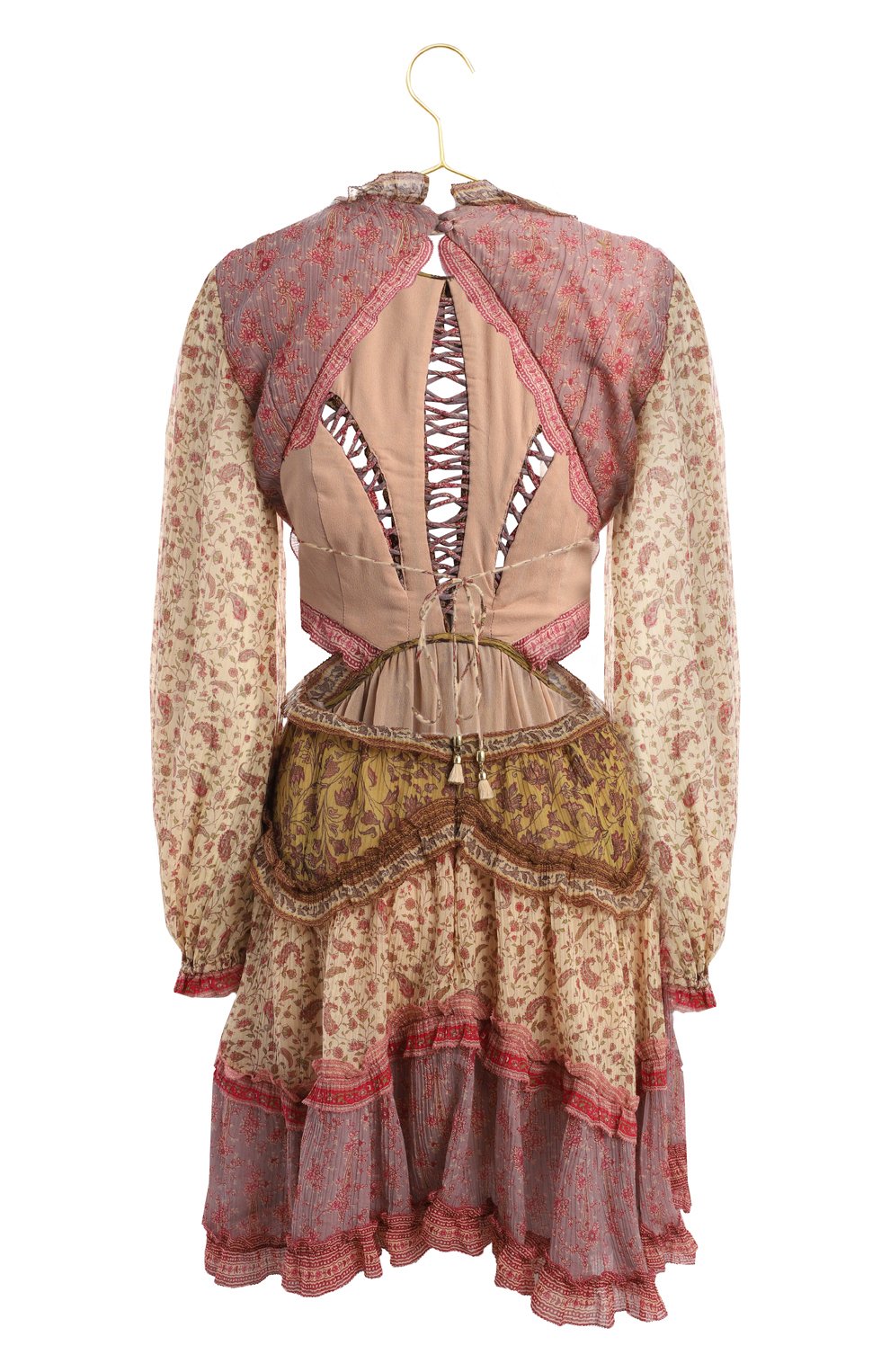 Платье из хлопка и шелка | Zimmermann | Разноцветный - 2
