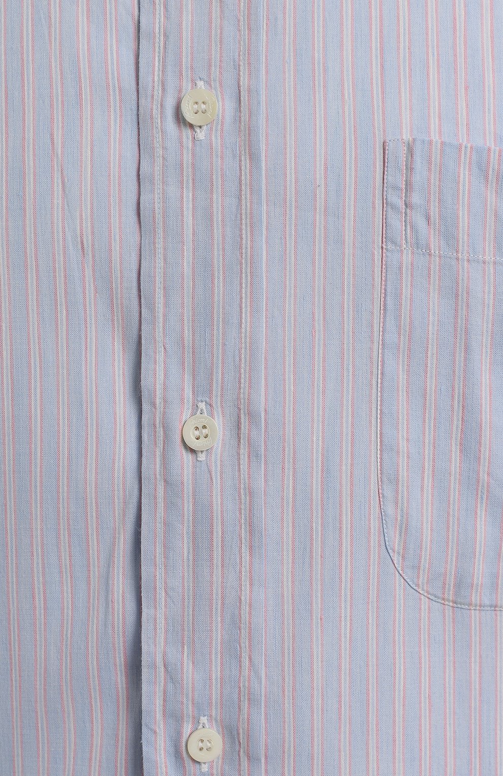 Рубашка изо льна и хлопка | Brioni | Разноцветный - 3