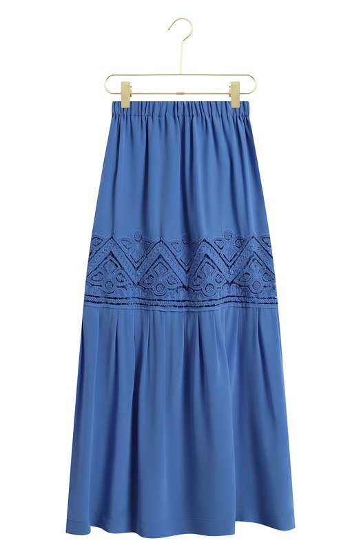 Шелковая юбка | Ermanno Scervino | Синий - 1