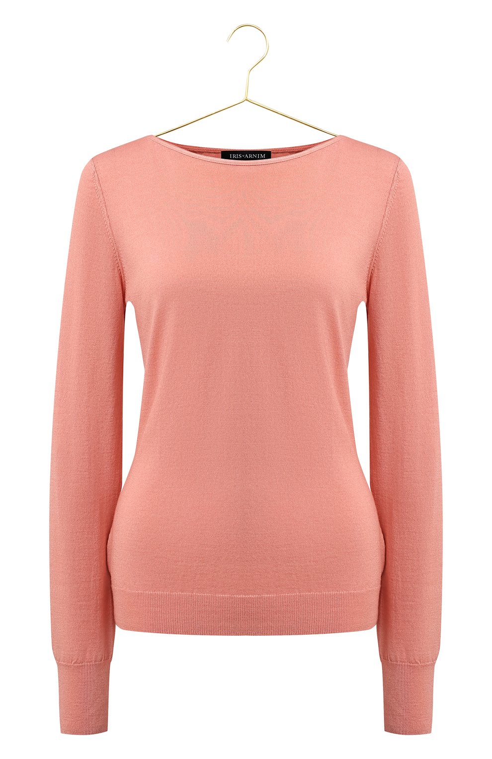 Пуловер из шерсти и шелка | Iris Von Arnim | Розовый - 1