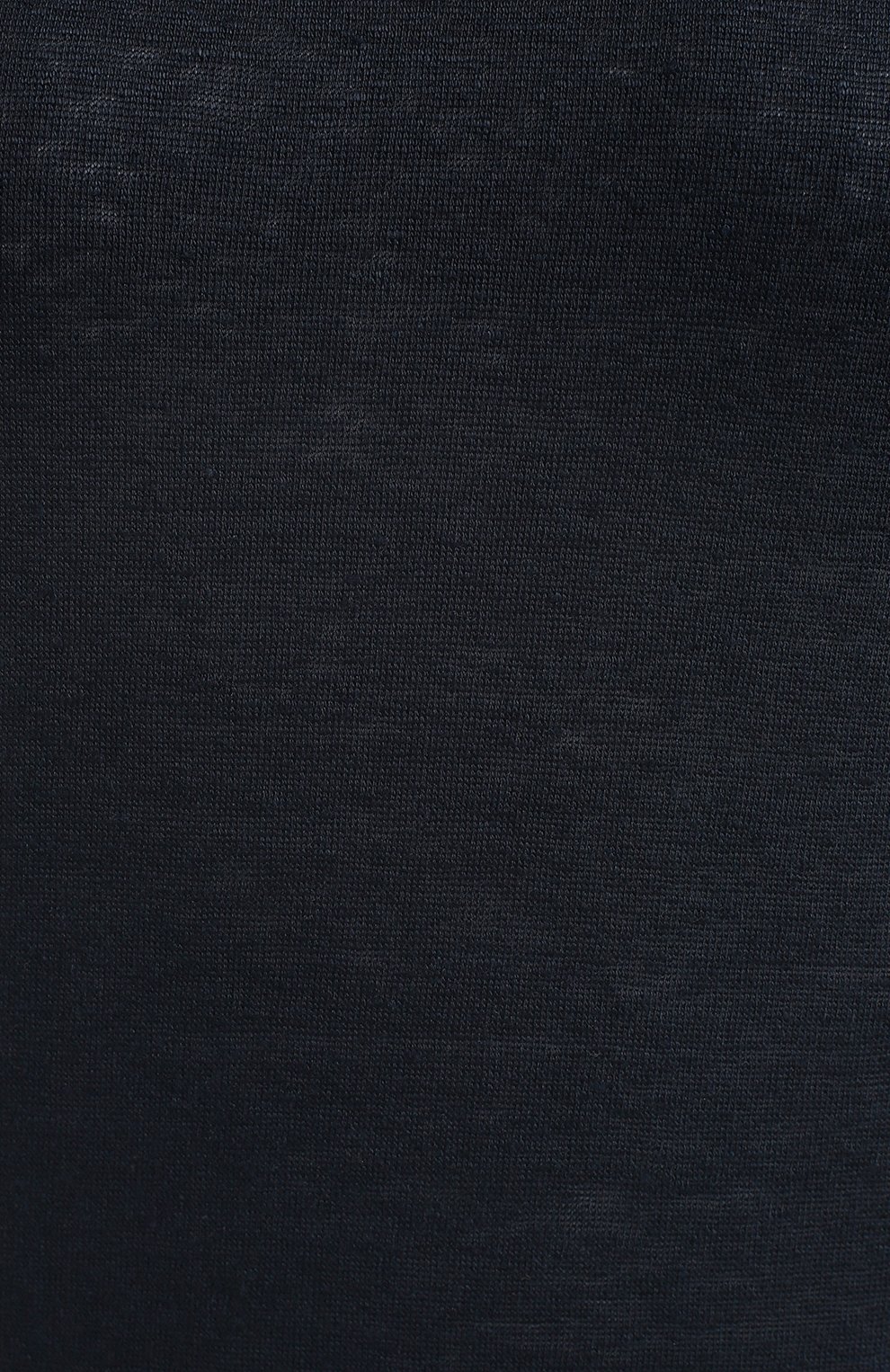 Льняная футболка | Loro Piana | Синий - 3