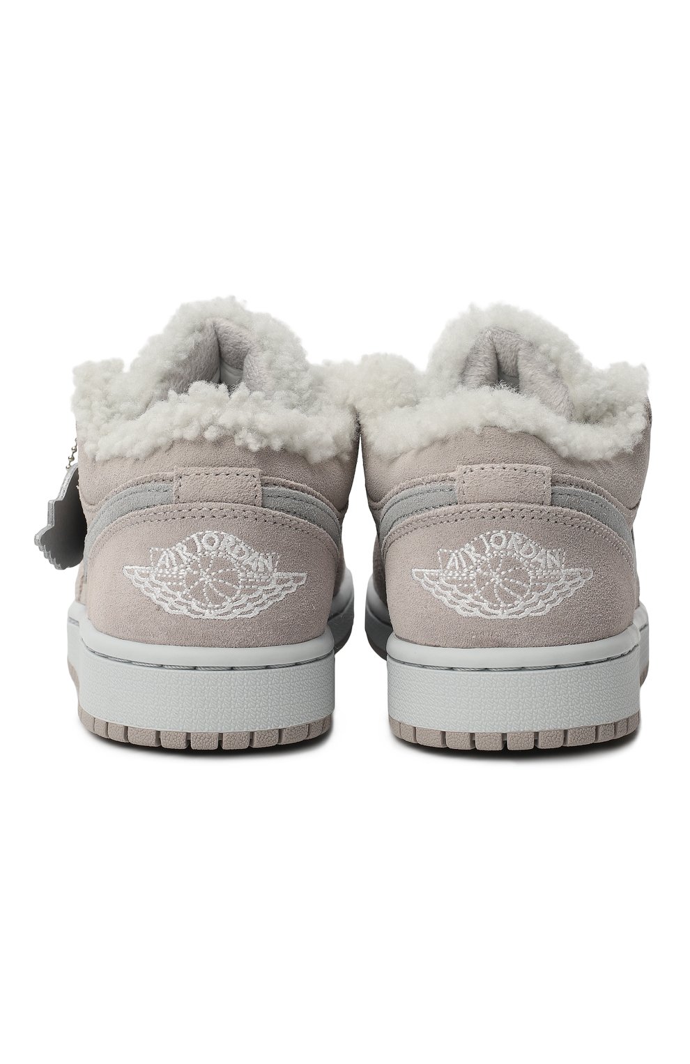 Кеды Air Jordan 1 Low SE 'Sherpa Fleece' | Nike | Серый - 3