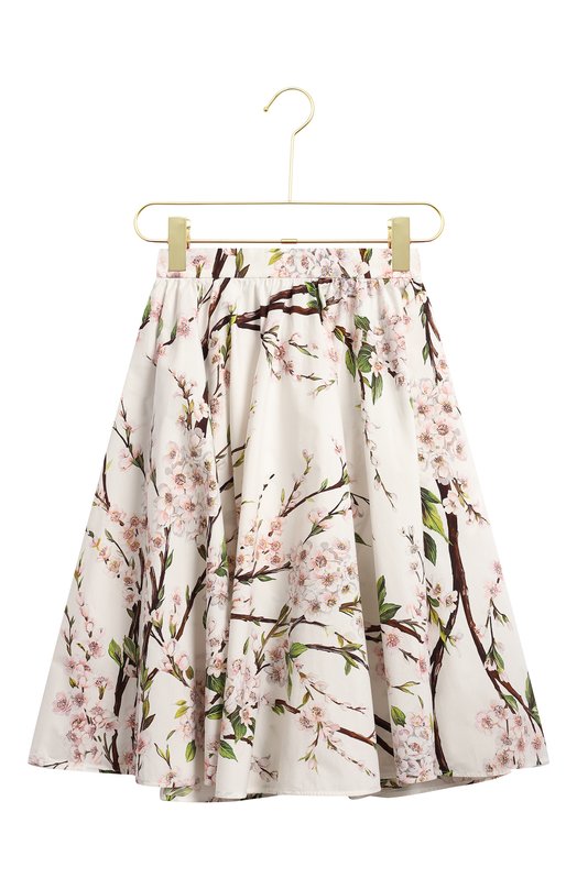 Хлопковая юбка | Dolce & Gabbana | Белый - 1