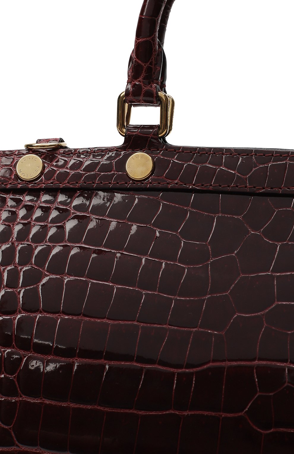 Сумка Brea из кожи крокодила | Louis Vuitton | Бордовый - 6