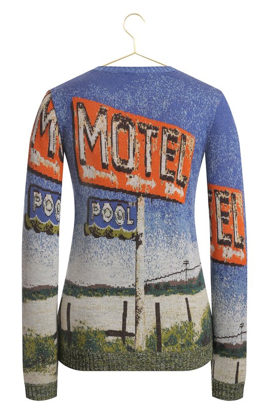Пуловер из шерсти и шелка | N21 | Разноцветный - 2