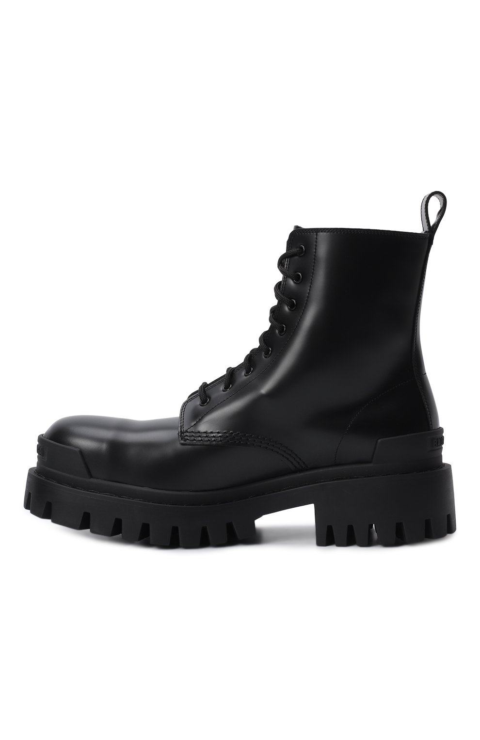 Кожаные ботинки Strike | Balenciaga | Чёрный - 6