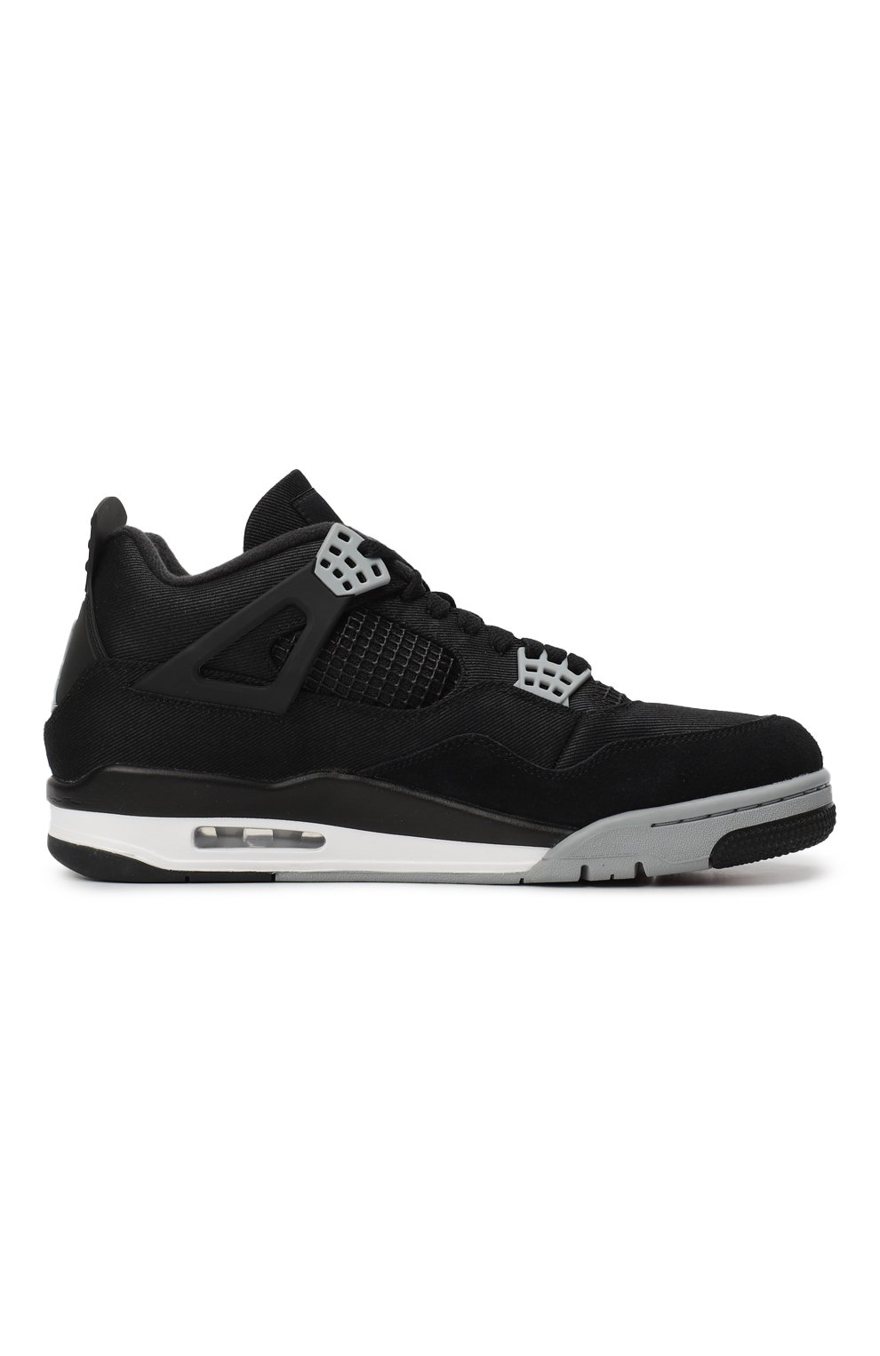 Кроссовки Air Jordan 4 Retro SE Black Canvas | Nike | Чёрный - 7