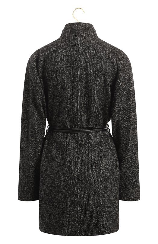 Пальто из шелка и шерсти | Dolce & Gabbana | Серый - 2