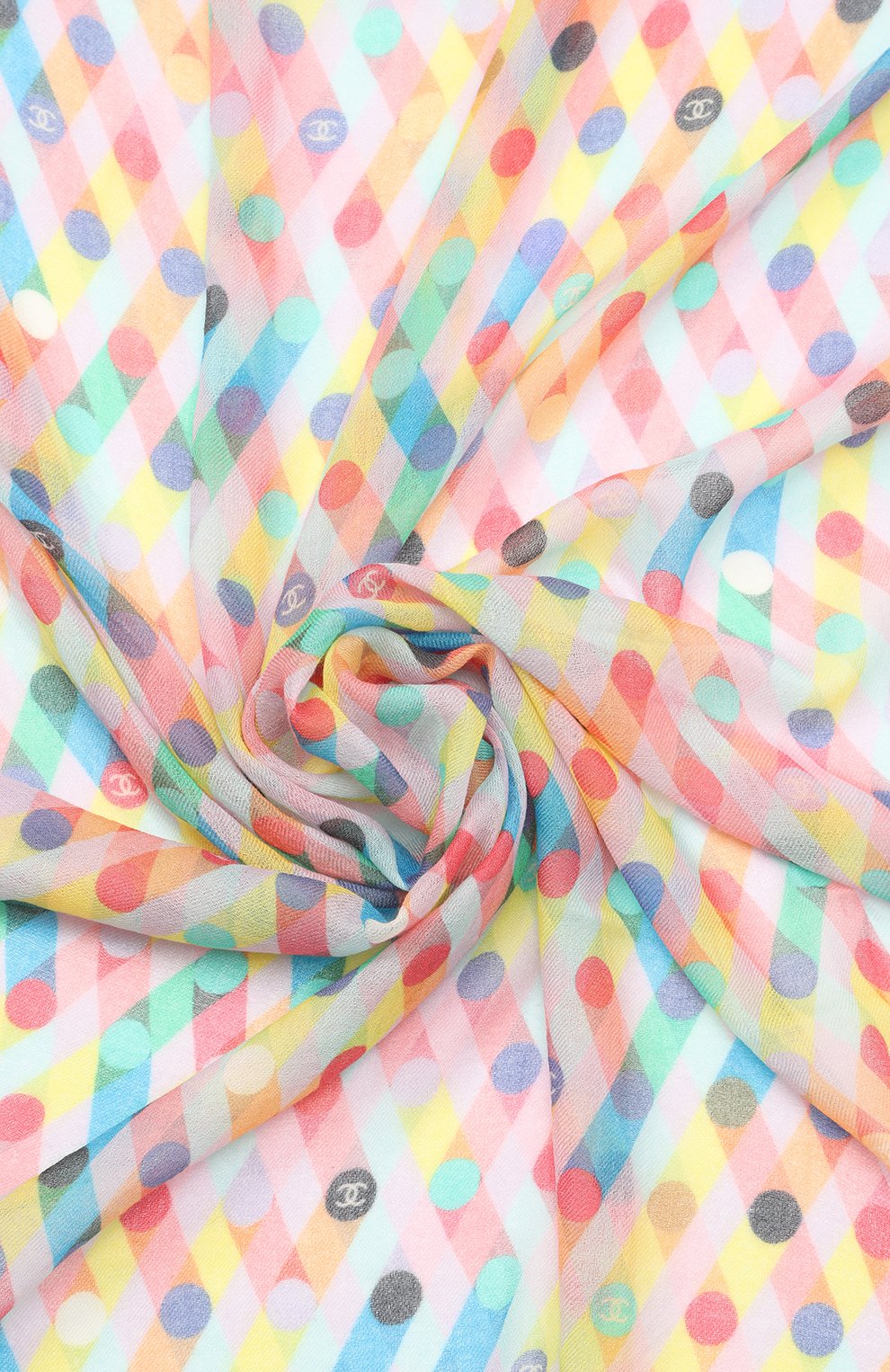 Кашемировый платок | Chanel | Разноцветный - 2