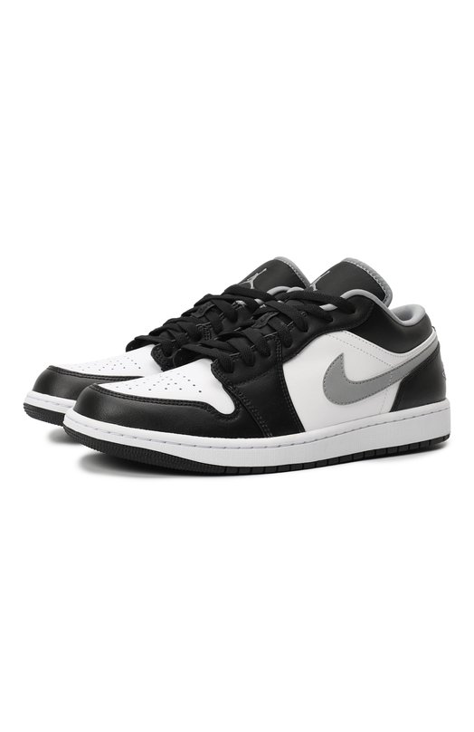 Кеды Air Jordan 1 Low "Black White Grey" | Nike | Чёрно-белый - 1
