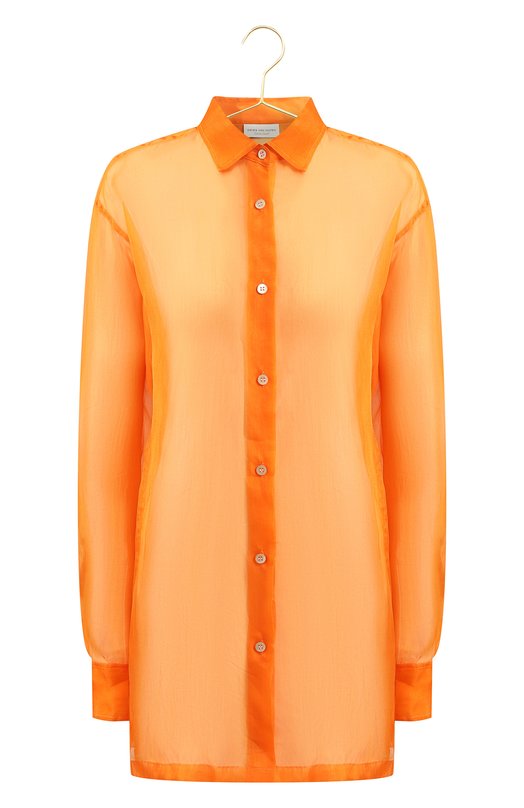 Шелковая блузка | Dries Van Noten | Оранжевый - 1