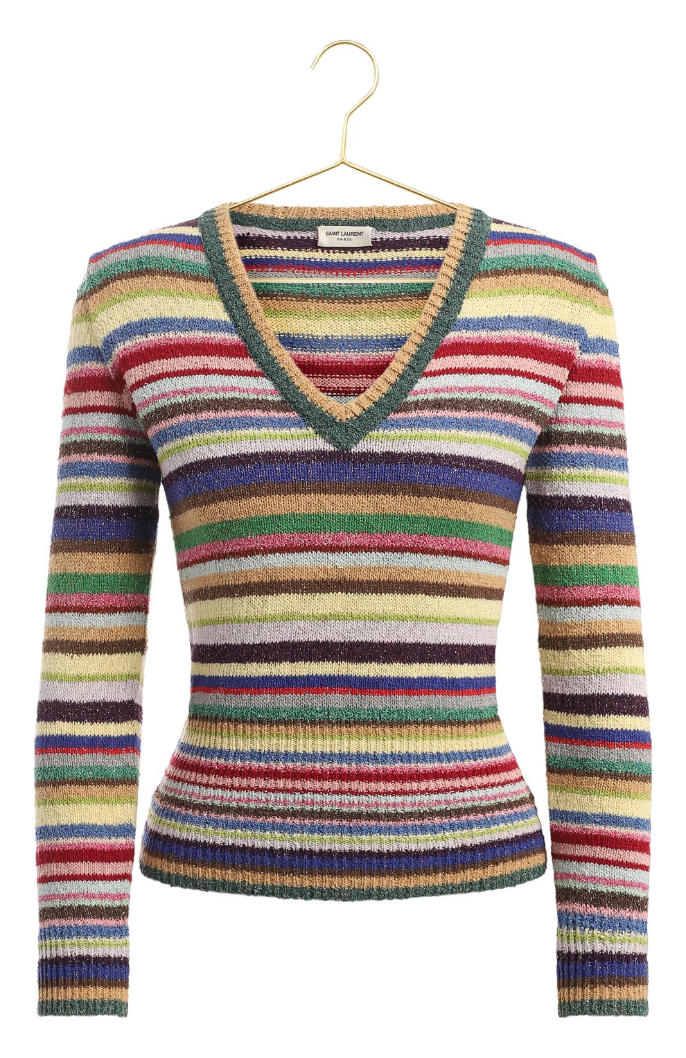 Шелковый пуловер | Saint Laurent | Разноцветный - 1