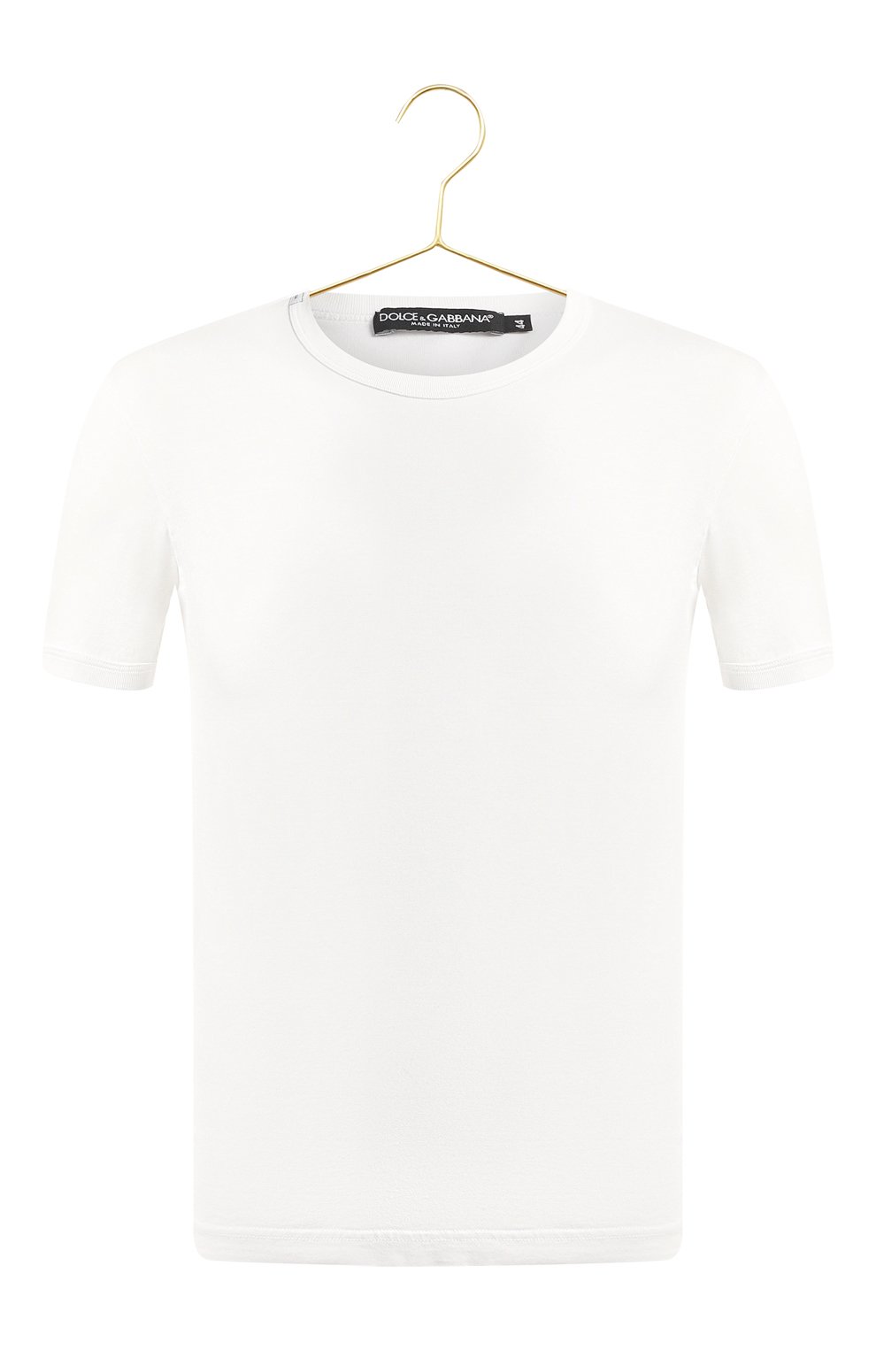 Хлопковая футболка | Dolce & Gabbana | Белый - 1