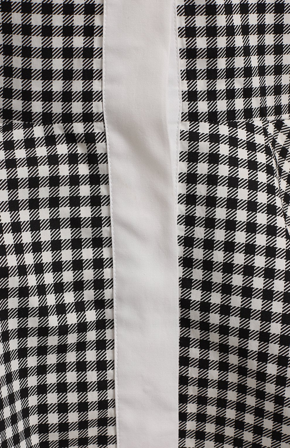 Хлопковая блузка | Sara Battaglia | Чёрно-белый - 3