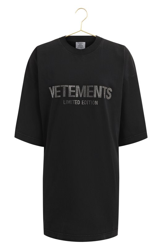 Хлопковая футболка | Vetements | Чёрный - 1