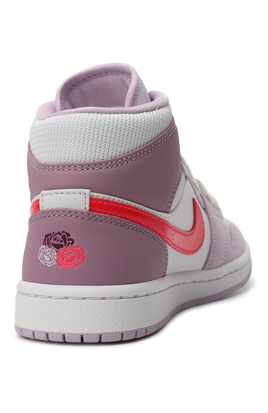 Кеды Air Jordan 1 Mid Valentines Day | Nike | Фиолетовый - 8