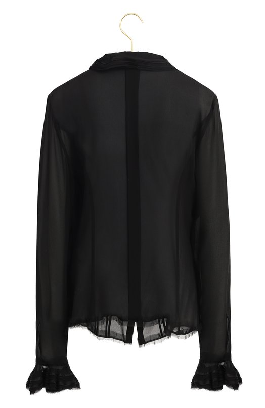 Шелковая блузка | Ermanno Scervino | Чёрный - 2