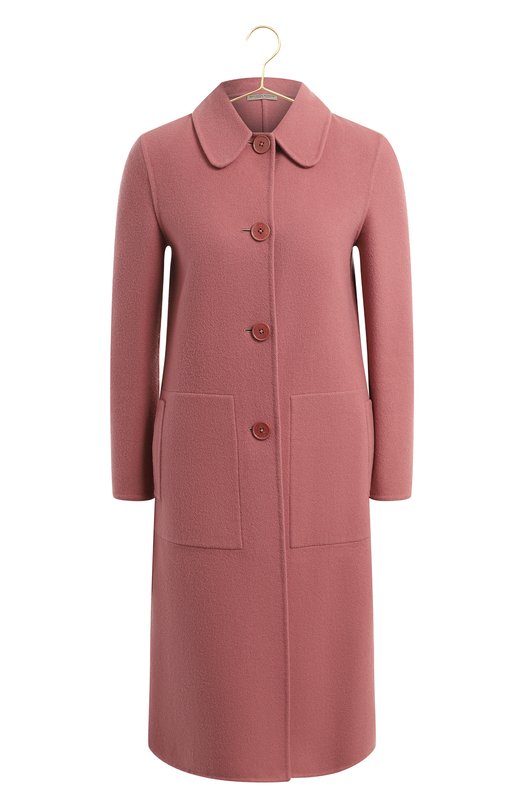 Кашемировое пальто | Bottega Veneta | Розовый - 1