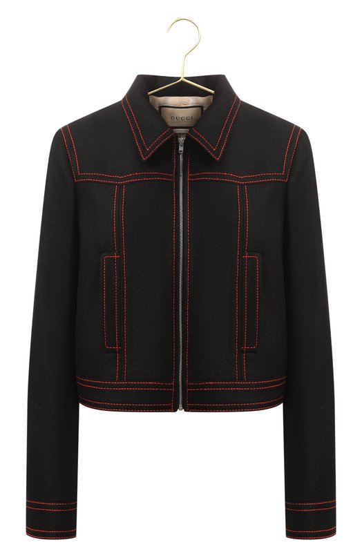 Куртка из вискозы | Gucci | Чёрный - 1
