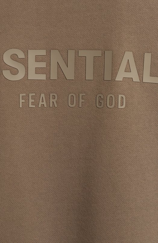 Хлопковое худи | Fear Of God | Хаки - 3