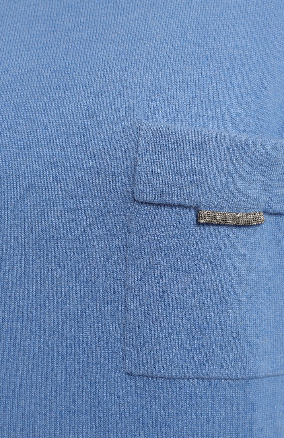 Кашемировый пуловер | Brunello Cucinelli | Синий - 3