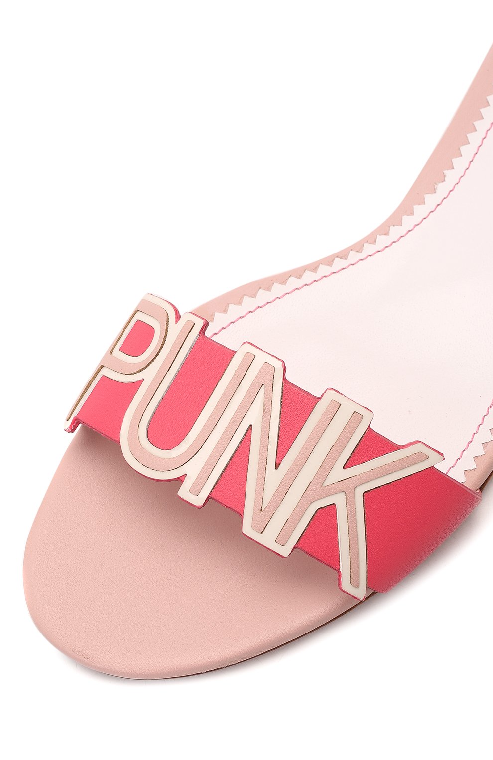 Кожаные сандалии Pink Is Punk | Valentino | Розовый - 9