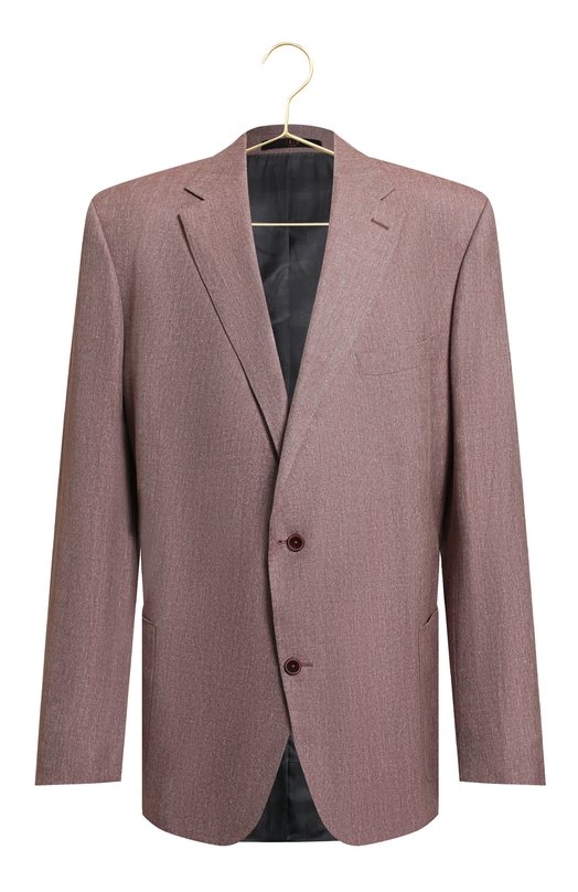 Пиджак из шерсти и хлопка | Daks | Красный - 1