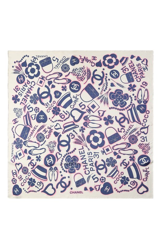 Шелковый платок | Chanel | Разноцветный - 3