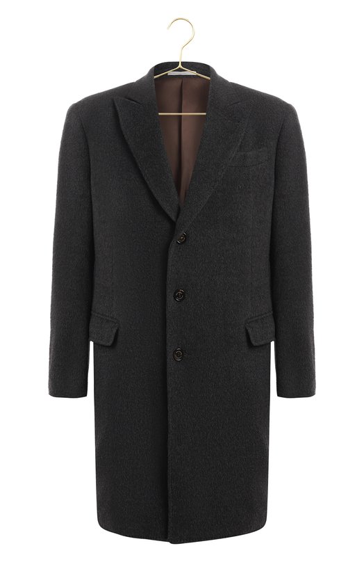 Шерстяное пальто | Brunello Cucinelli | Серый - 1