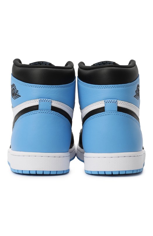 Кеды Air Jordan 1 Retro High OG UNC Toe | Nike | Голубой - 3