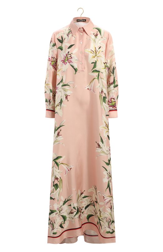 Шелковое платье | Dolce & Gabbana | Розовый - 1