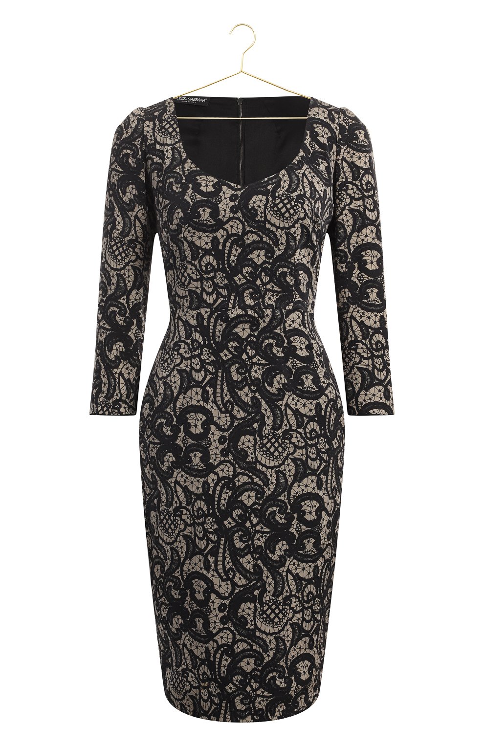 Шелковое платье | Dolce & Gabbana | Чёрный - 1