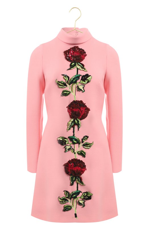 Шерстяное платье | Dolce & Gabbana | Розовый - 1