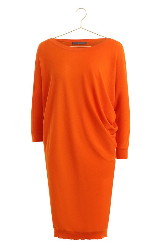 Шерстяное платье | Alexander McQueen | Оранжевый - 1