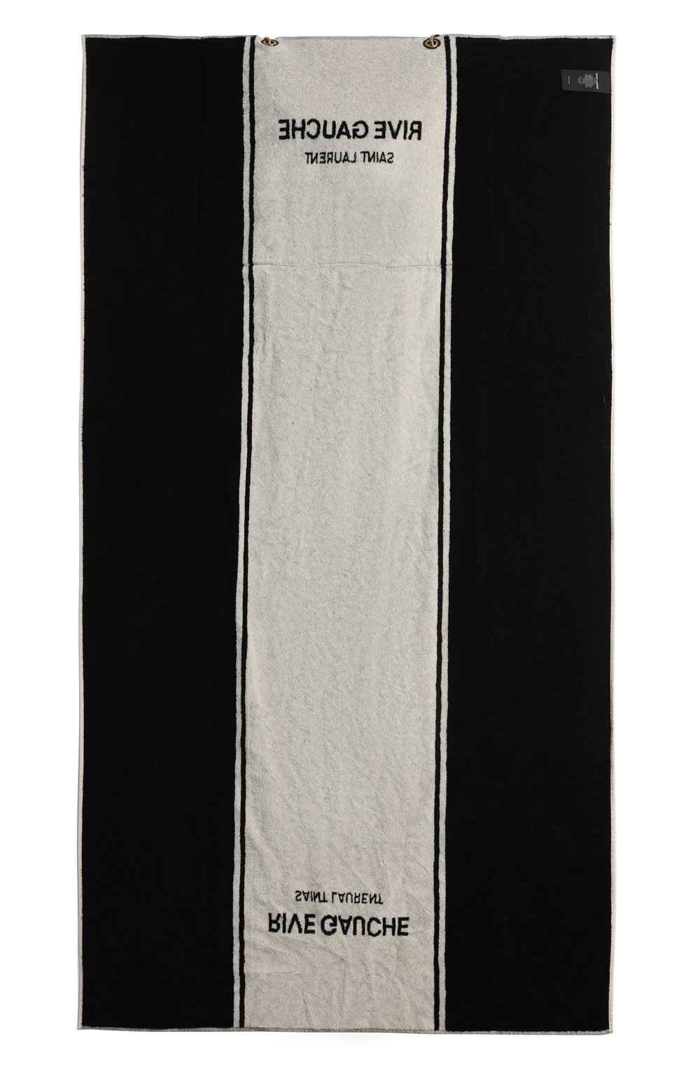 Сумка Rive Gauche Towel | Saint Laurent | Чёрно-белый - 13