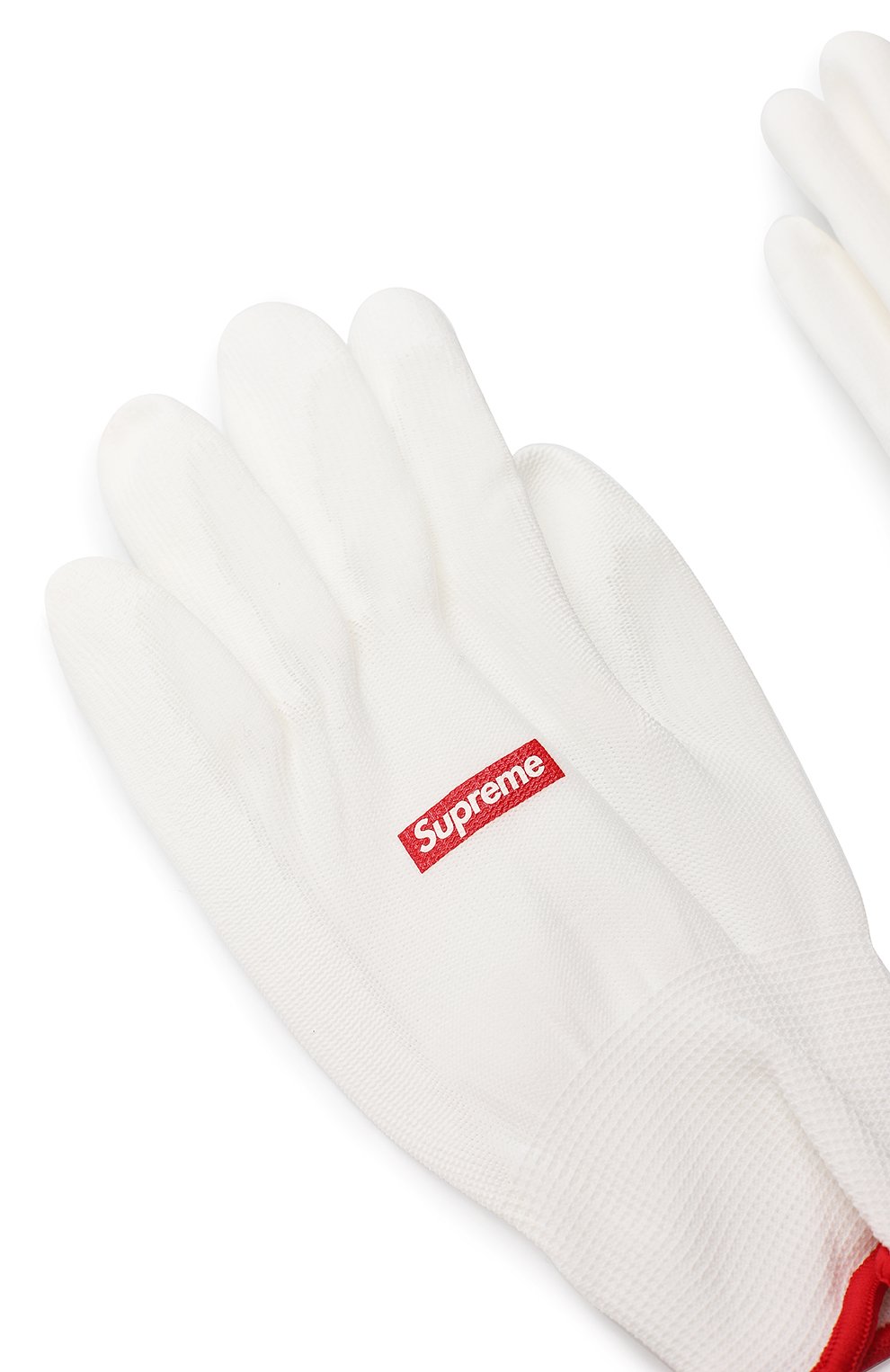 Прорезиненные перчатки Supreme, цвет Белый купить на ресейл-платформе ...