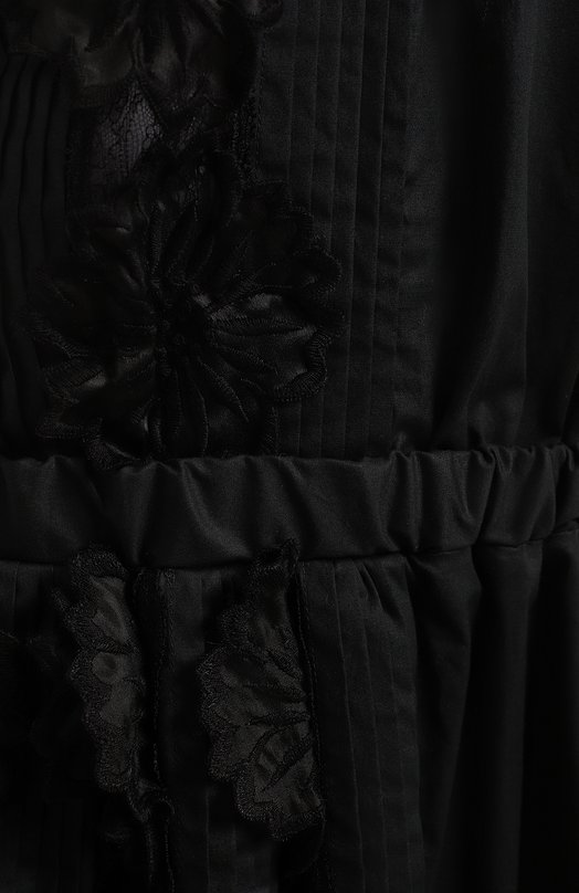 Комбинированное платье | Rochas | Чёрный - 3