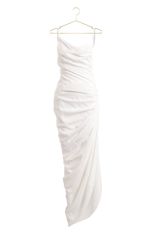 Платье из вискозы | Jacquemus | Белый - 1