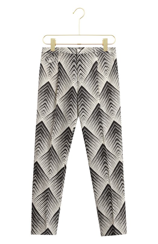 Льняные брюки | Dolce & Gabbana | Чёрно-белый - 1