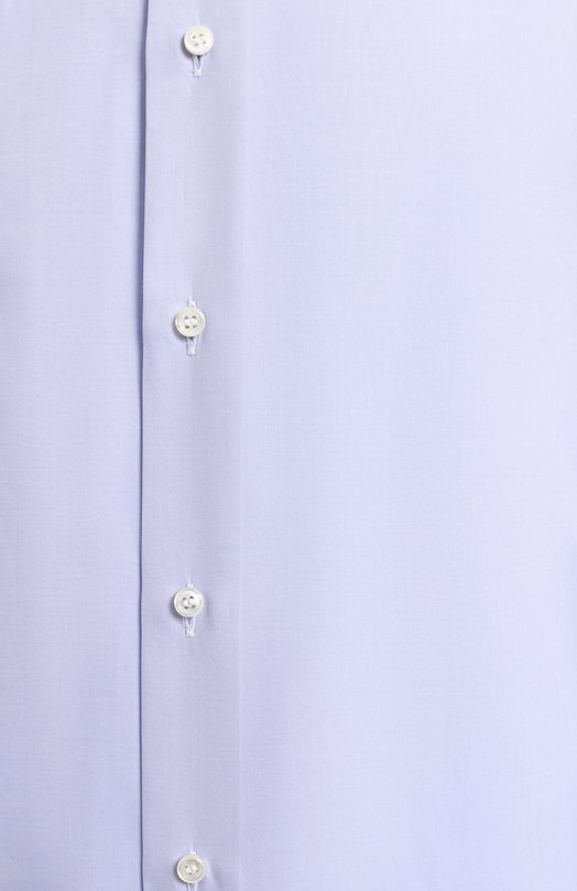 Хлопковая рубашка | Brioni | Фиолетовый - 3