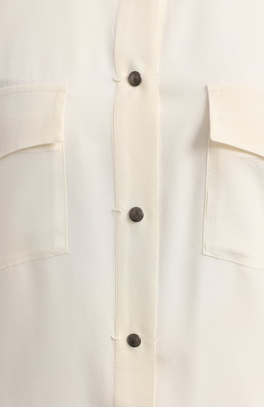 Шелковая блузка | Tom Ford | Кремовый - 3