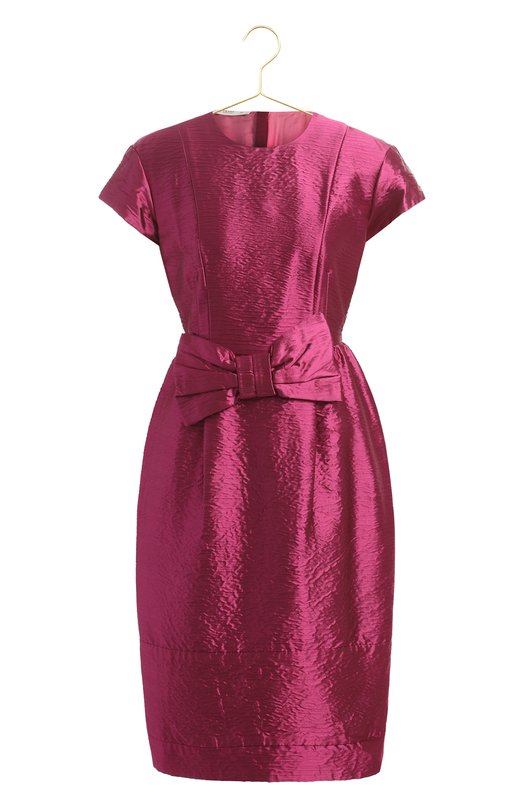 Платье из шерсти и шелка | Prada | Розовый - 1