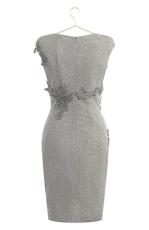 Платье из кашемира и шелка | Ermanno Scervino | Серый - 2